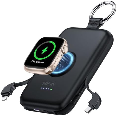 Fast charging power bank with cables
