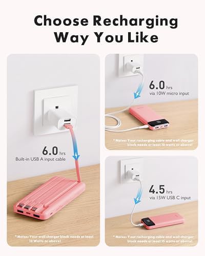Portable phone charger with reinforced cables — photo 4
