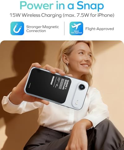 Ultra slim magnetic wireless portable charger — photo 3