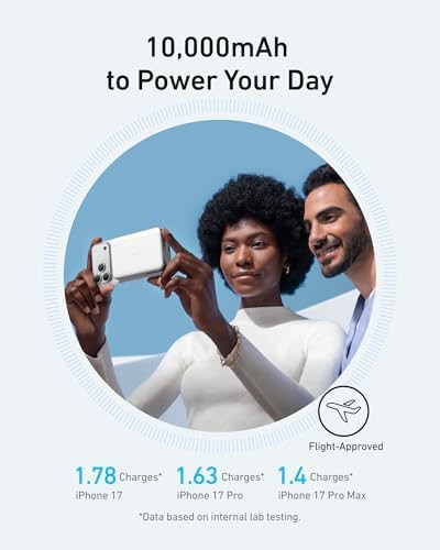 MagGo 10,000 mAh Qi2 certified white charger — photo 5