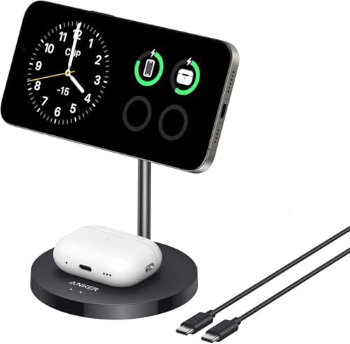 Magnetic charger stand with 10K battery — photo 3