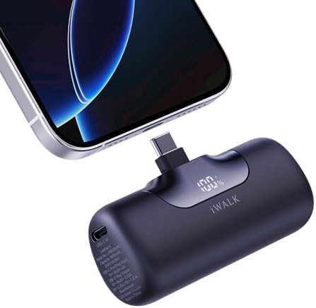 Black mini USB-C fast charging pack