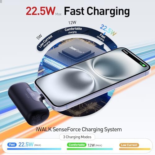 Black mini USB-C fast charging pack — photo 4