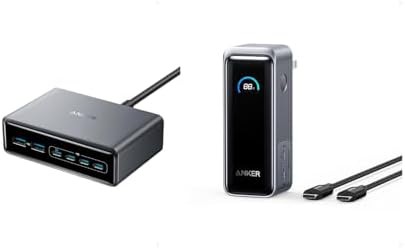 Six port GaN charging station with battery