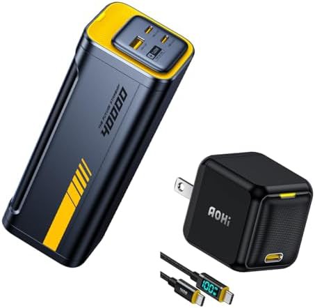 Starship power bank and 65W wall charger