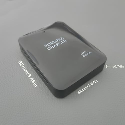 Black AA battery charger with LED light — photo 3