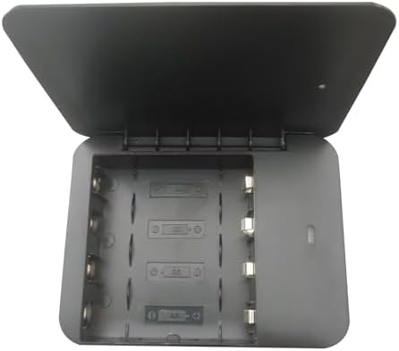 Black AA battery charger with LED light — photo 5