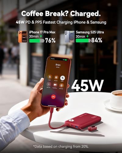 Mini travel power bank 45W fast charge — photo 3