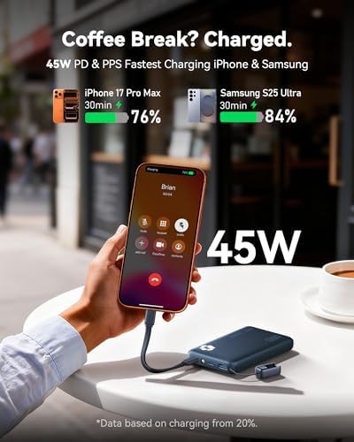 Travel size 45W fast charging portable charger — photo 3