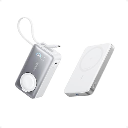 Ultra slim magnetic battery with built-in cable