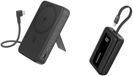 Magnetic power bank with adjustable stand