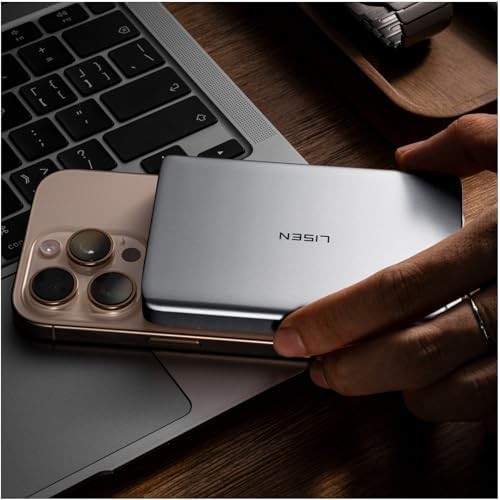 Slim MagSafe Power Bank in Glacier Gray