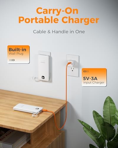 Tessan portable charger with built in cables — photo 3