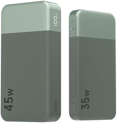 High capacity 45W travel power bank set