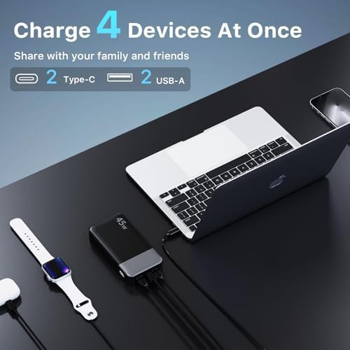 Black and blue fast charging power bank pair — photo 5