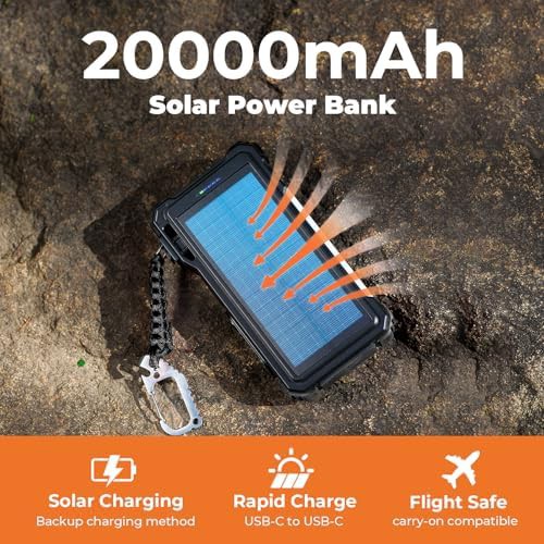 Rugged Solar Power Bank with Wireless Charging — photo 3