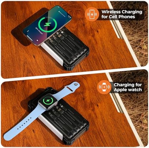 Rugged Solar Power Bank with Wireless Charging — photo 4