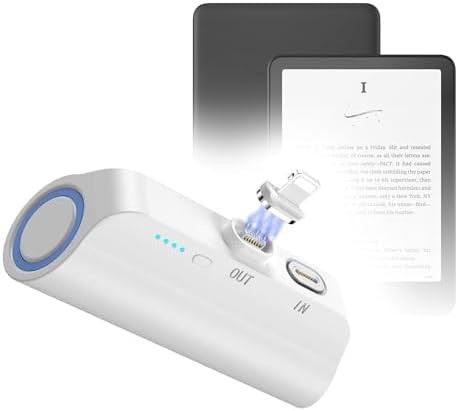 Winter white magnetic power pack for Kindle 11th Gen