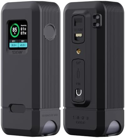 Black silicone cover for 12000mAh battery