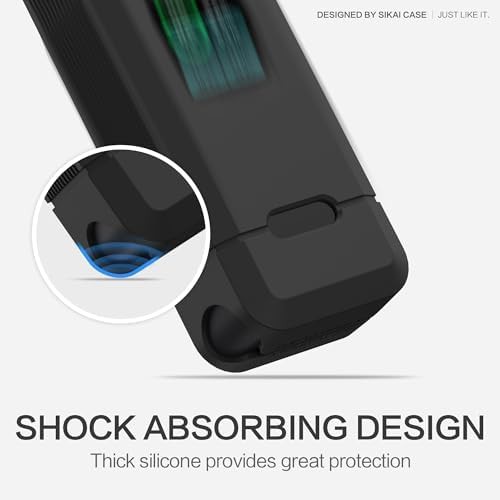 Black silicone cover for 12000mAh battery — photo 4