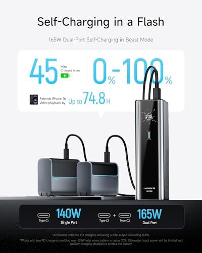Ultra 140W power bank with smart LED display — photo 4