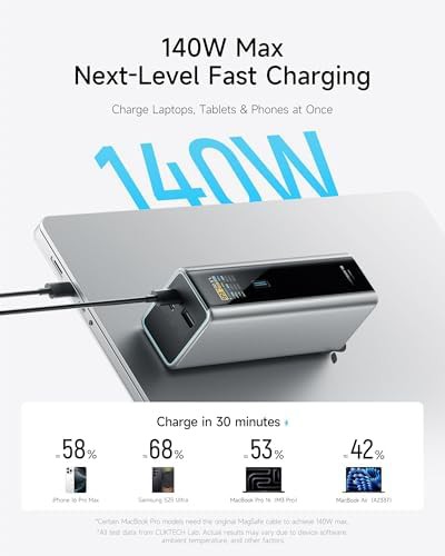 Ultra 140W power bank with smart LED display — photo 5