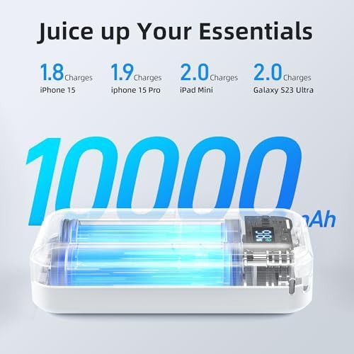 White fast charging 30W power bank — photo 4