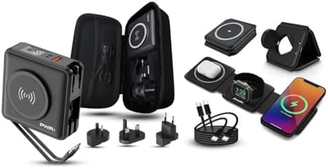 Travel power bank with flex charging station