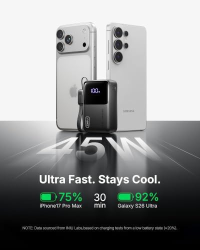 Mini 45W fast charging portable power bank — photo 3