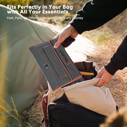 Foldable solar panel and waterproof battery — photo 2
