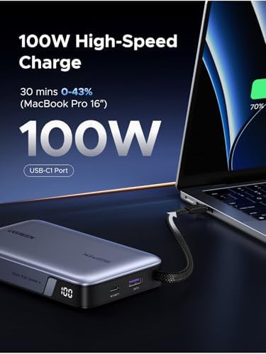 Nexode laptop power bank with integrated USB-C — photo 3