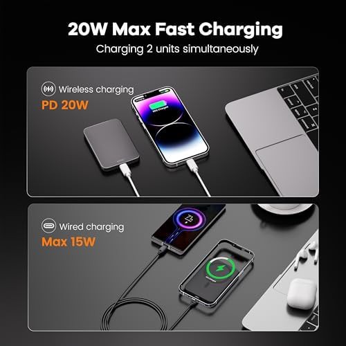 Ultra thin magnetic wireless portable charger — photo 4