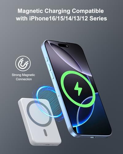 Slim magnetic power bank for iPhone series — photo 3