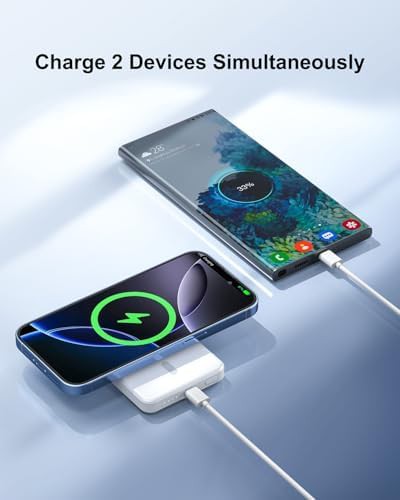 Slim magnetic power bank for iPhone series — photo 5
