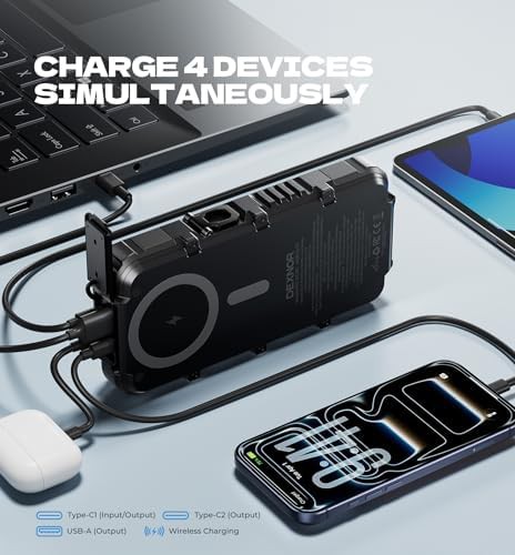 Solar power bank with 65W fast charging — photo 4
