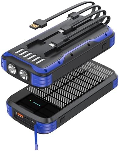 Emergency solar power bank 40000mAh