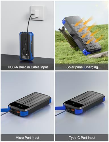 Emergency solar power bank 40000mAh — photo 4