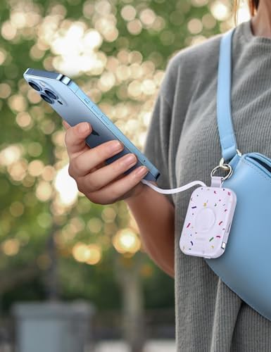 Pink mini power bank for watch — photo 5