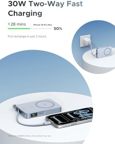 MagFlow Qi2 wireless MagSafe power bank — photo 3