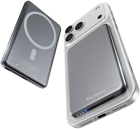 Grey alloy ultra slim power bank