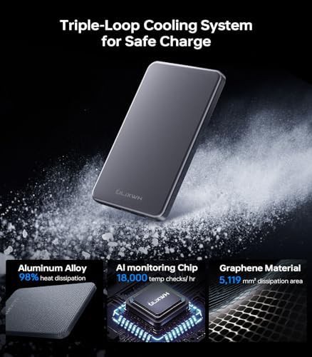 Grey alloy ultra slim power bank — photo 3