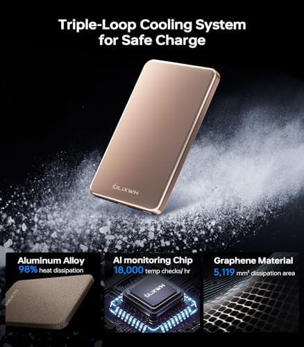Desert gold alloy magsafe portable charger — photo 3