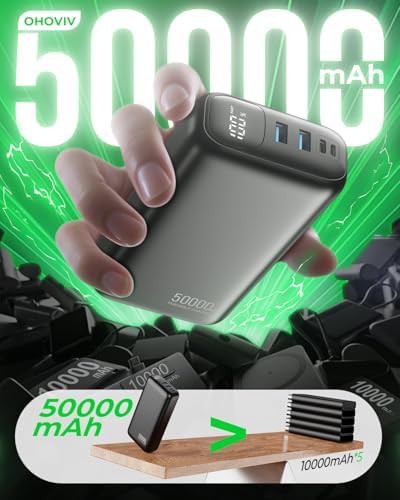 High capacity 50000mAh travel power bank — photo 5