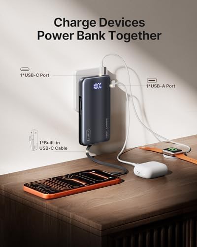 Portable charger with built in wall plug — photo 5