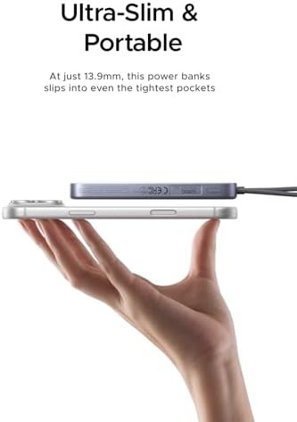MagFlow Air wireless power bank with cable — photo 4