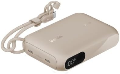 Slim power bank with digital display