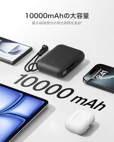 Slim power bank with digital display — photo 5