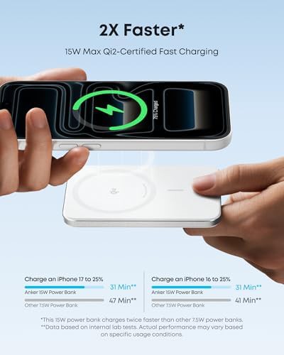 Nano magnetic travel charger with Qi2 — photo 4