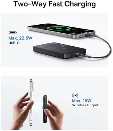 Magnetic wireless power bank with USB-C — photo 5