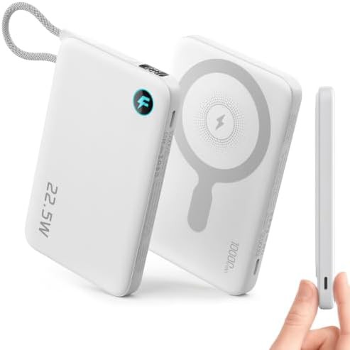 Ultra slim wireless power bank with cable